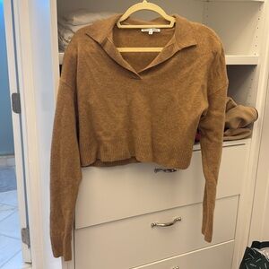 Reformation Cashmere Cropped Sweater
